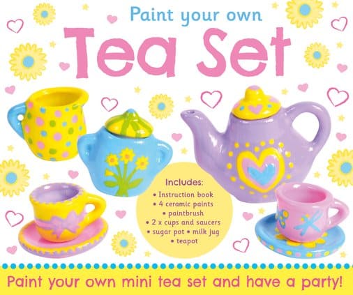 paint a ceramic tea set