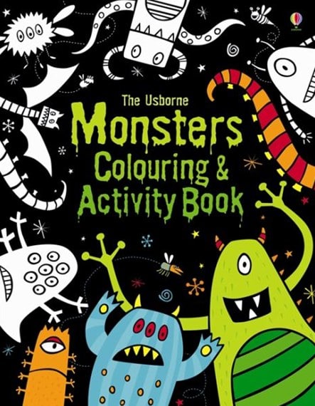 monsters colouring and activity book