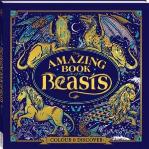 amazing book of beasts colouring book