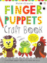 make and create finger puppets craft book