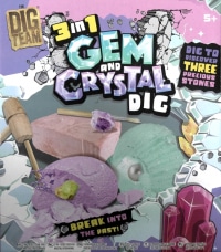 3 in 1 gem and crystal activity kit