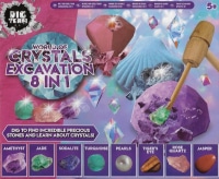 8 in 1 crystals excavation activity kit