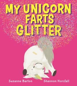my unicorn farts glitter
