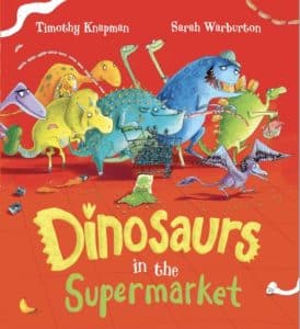 dinosaurs in a supermarket