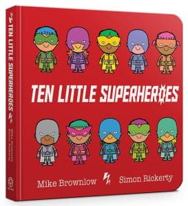 ten little superheroes